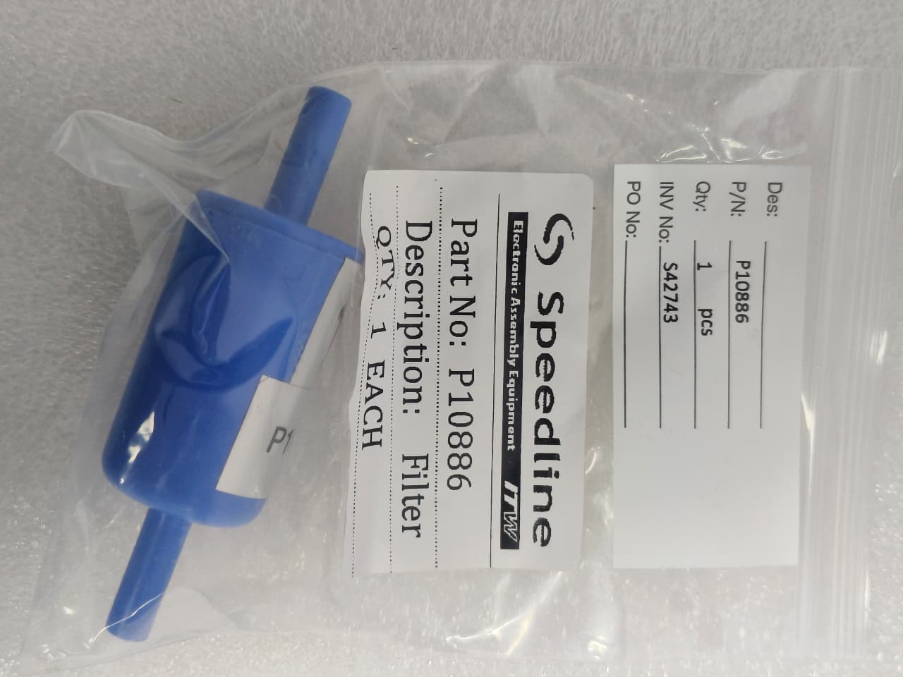 P10886 MPM PRINTER FILTER SOLVENT 74UM SS