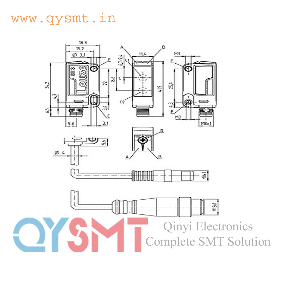 Diffuse Sensor With Background Suppression
