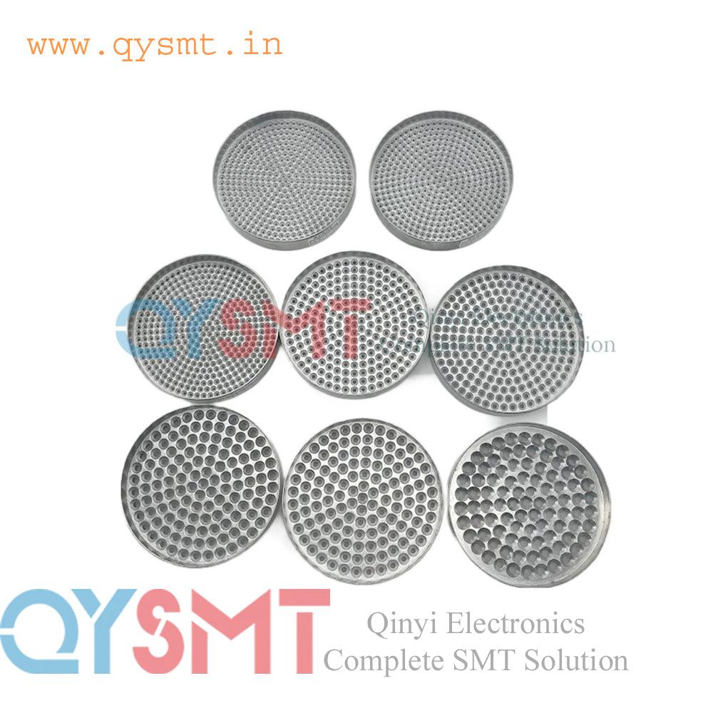 Round metal screw plate