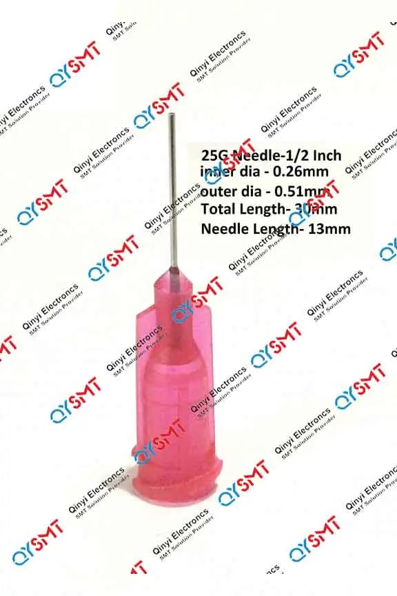 GLUE DISPENSING NEEDLE HALF METAL 25G QYSMT