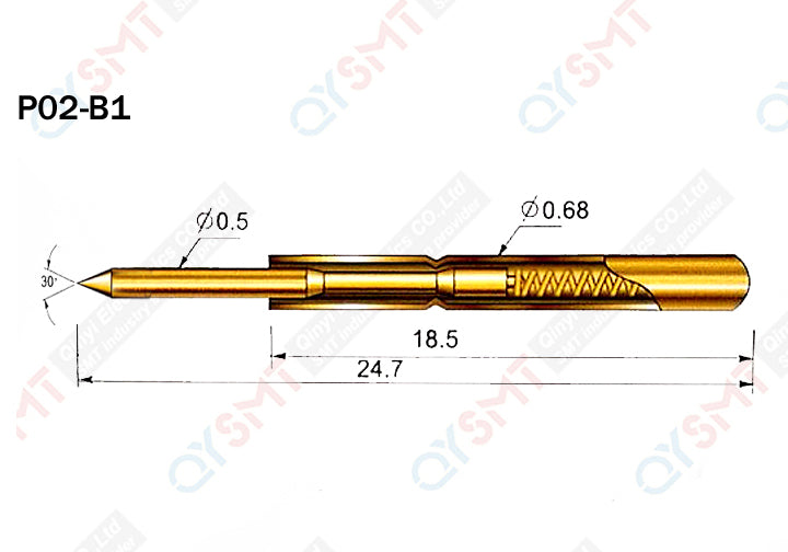 Pogo Pin P02-B1 QYSMT