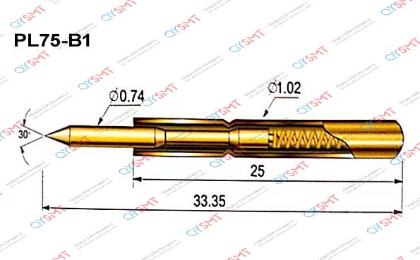 Pogo Pin PL75-B1 QYSMT