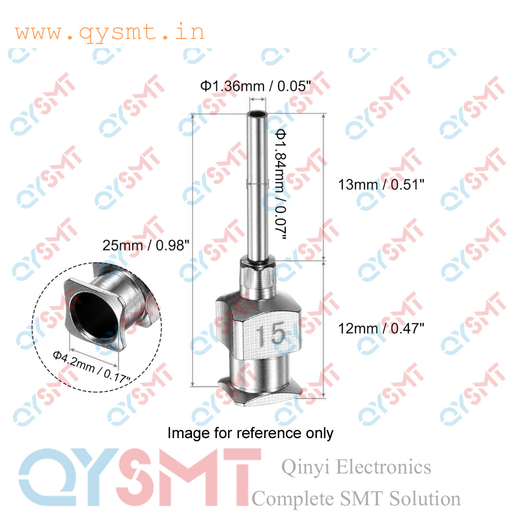 15 NO. Half-inch Full Metal Dispensing Needle