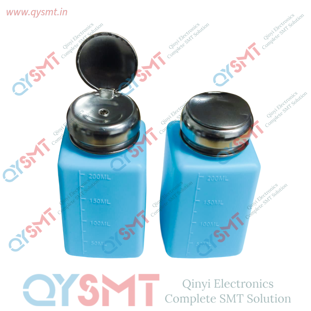 6OZ-BLUE Antistatic Plastic Alcohol Solvent ESD Dispenser Bottle 6OZ Blue