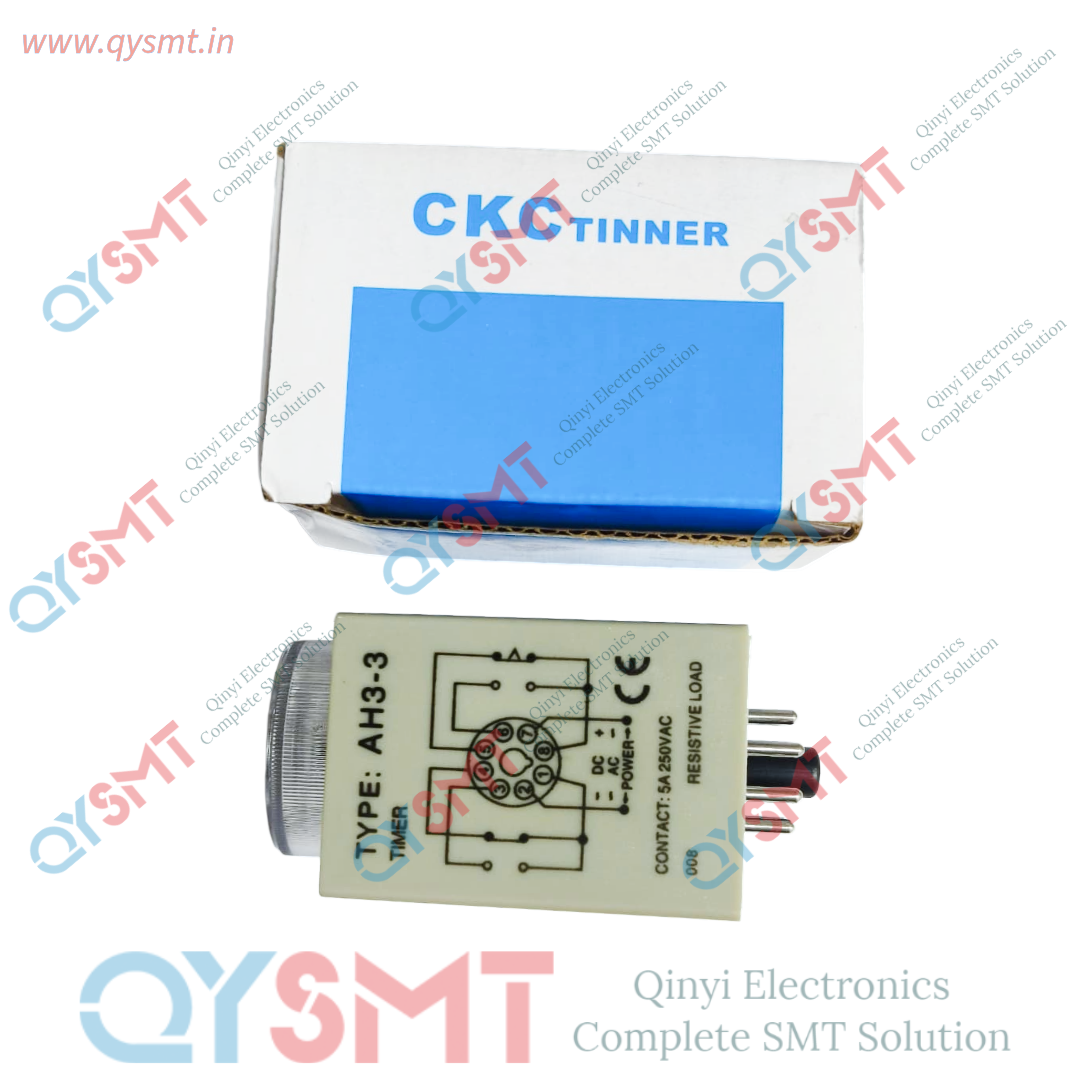 AH3-3 (220V) 8-pin, analog time-delay relay commonly used in industrial automation and control panels