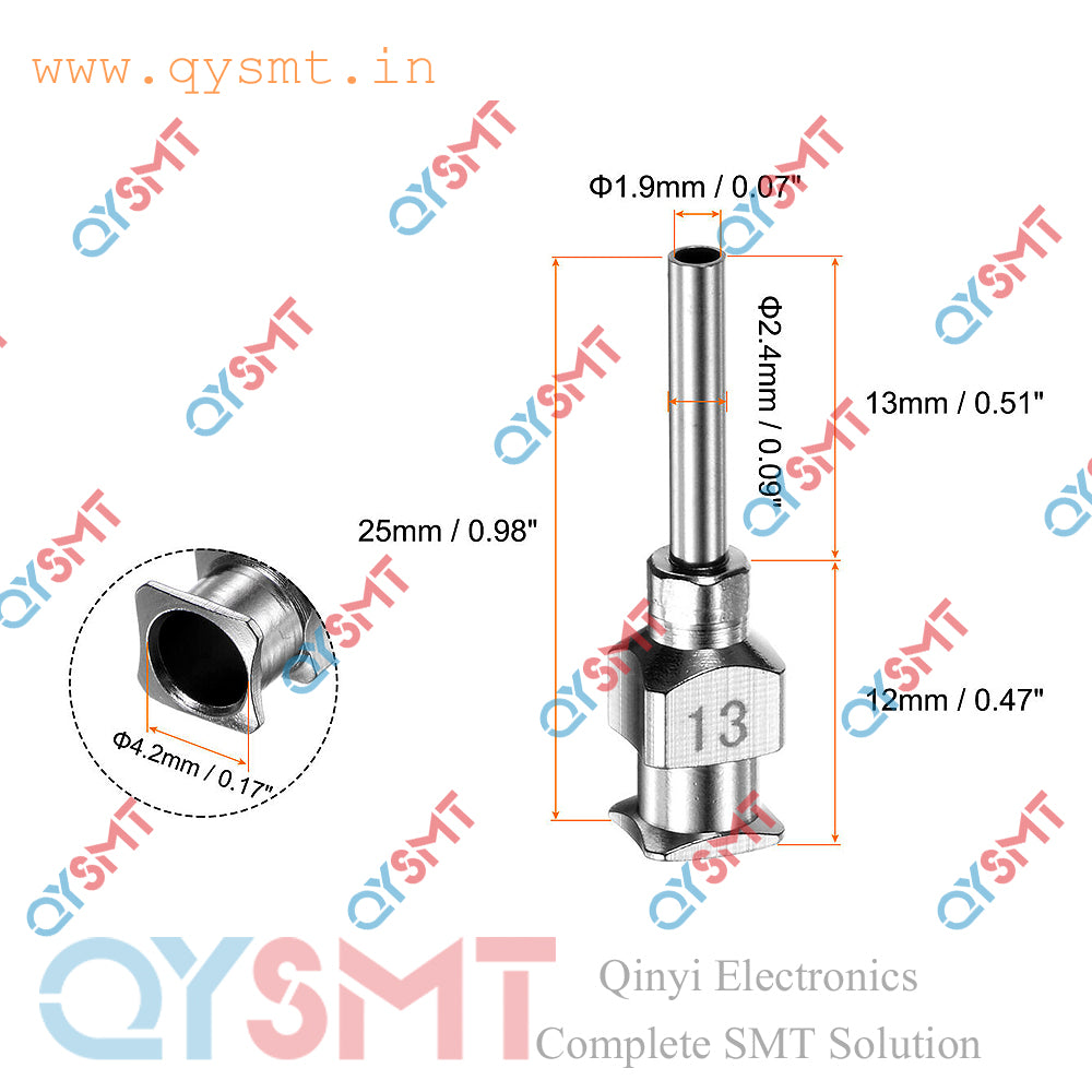 13 NO. Half-inch Full Metal Dispensing Needle