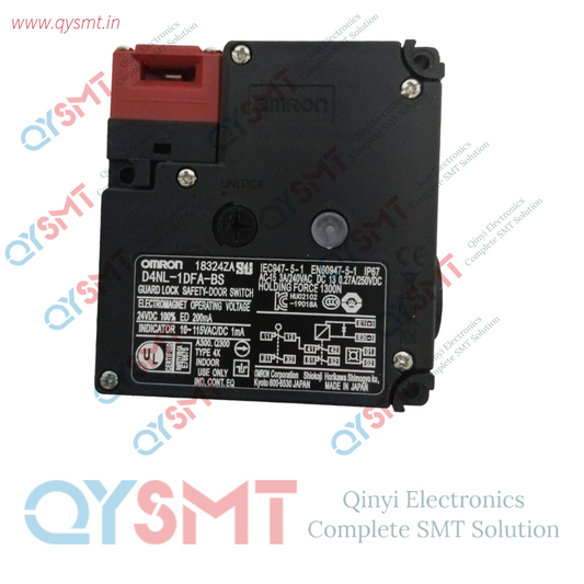 D4NL-1DFA-BS  Omron Automation and Safety D4NL Series guard-lock safety-door switch.