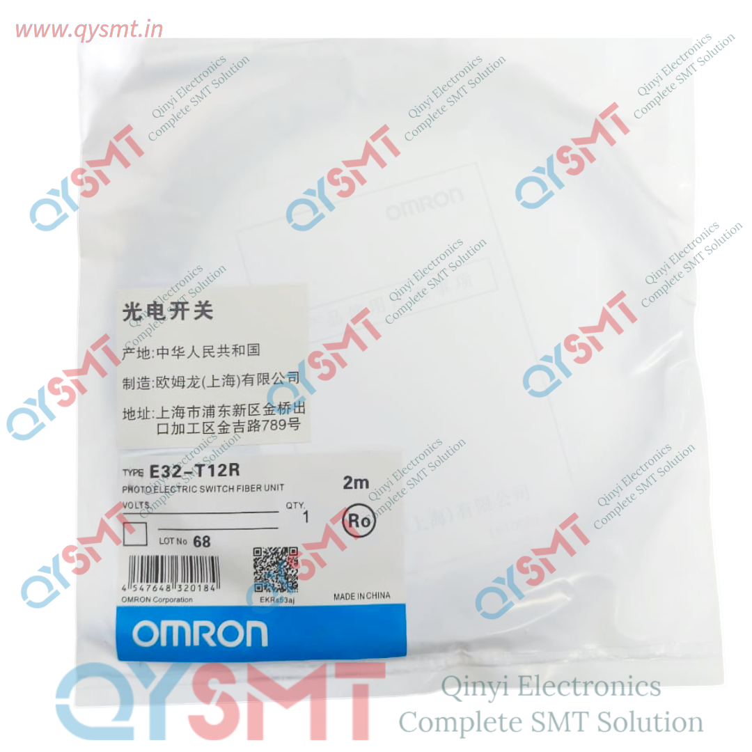 E32-T12R through-beam fiber optic sensor head