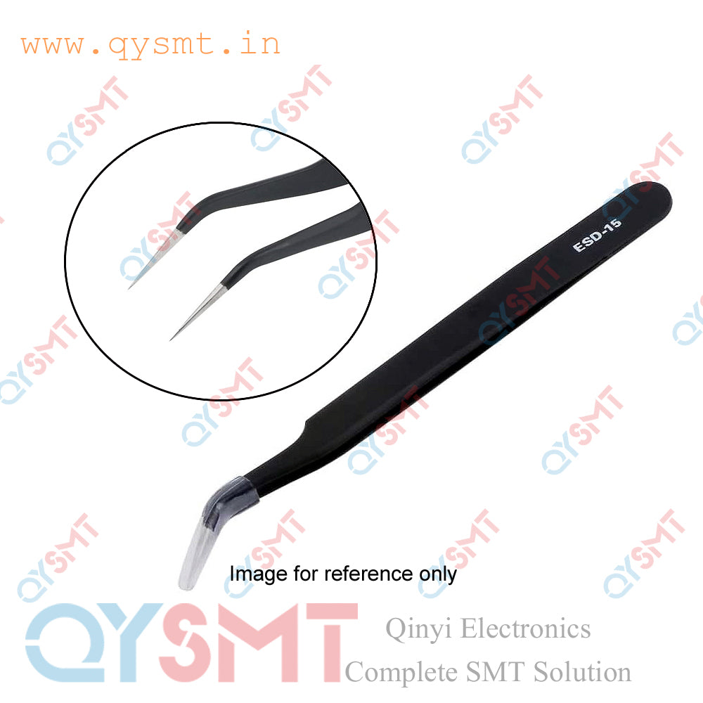 ESD-15 Metal Tweezer Bent Tip