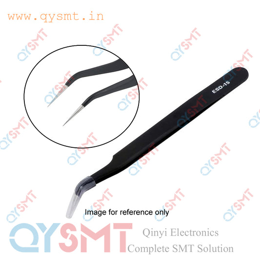 ESD-15 Metal Tweezer Bent Tip