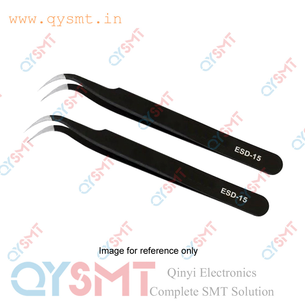 ESD-15 Metal Tweezer Bent Tip