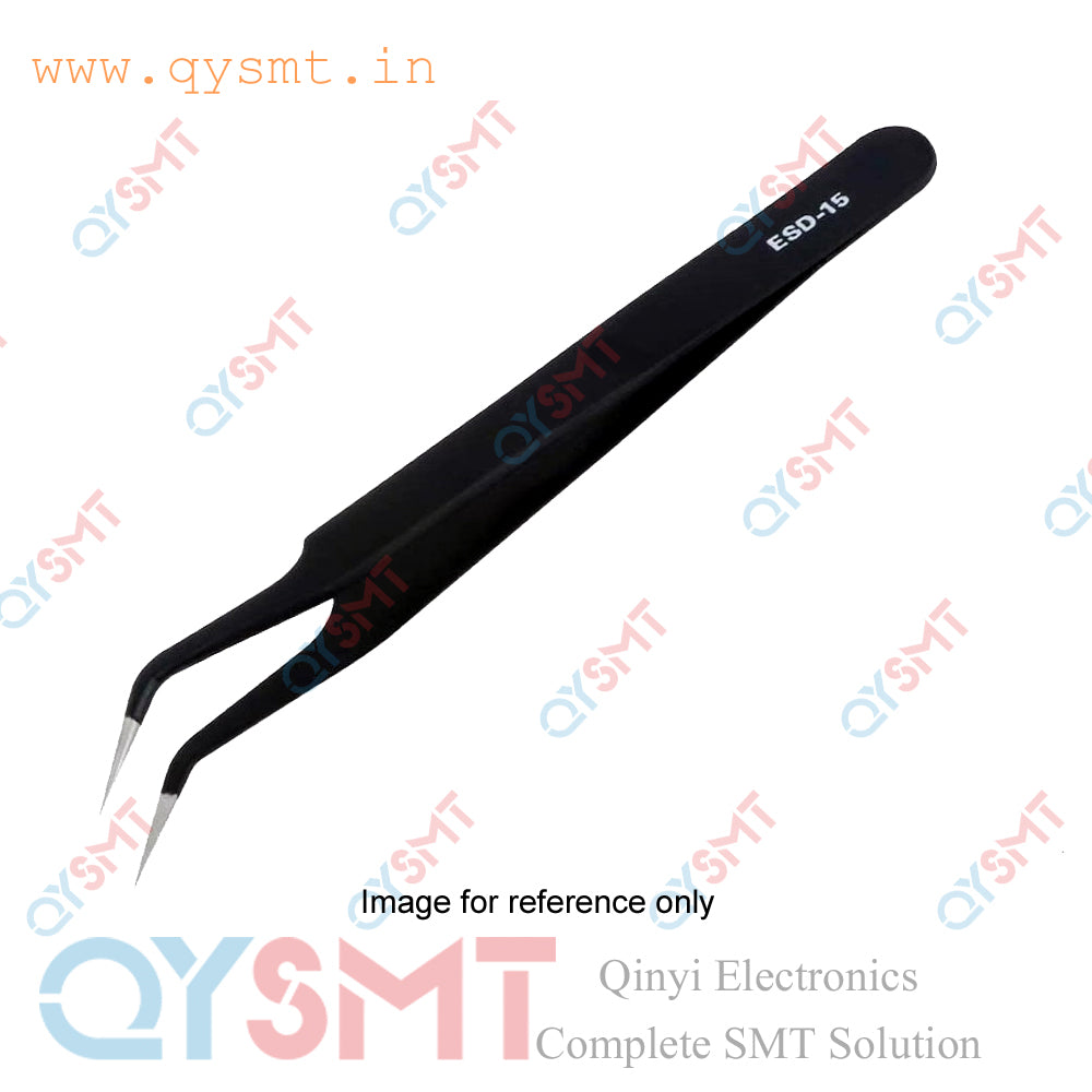 ESD-15 Metal Tweezer Bent Tip
