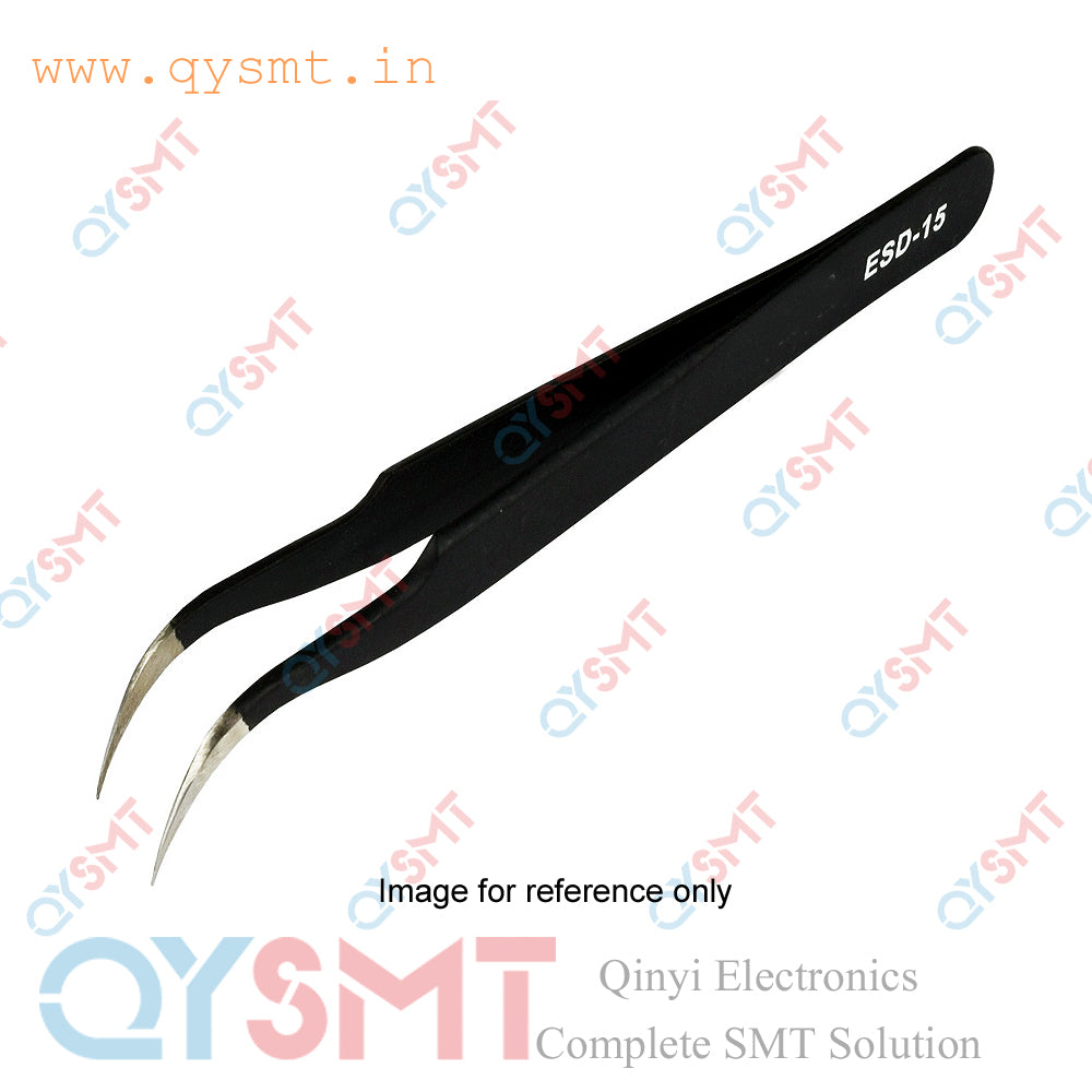 ESD-15 Metal Tweezer Bent Tip