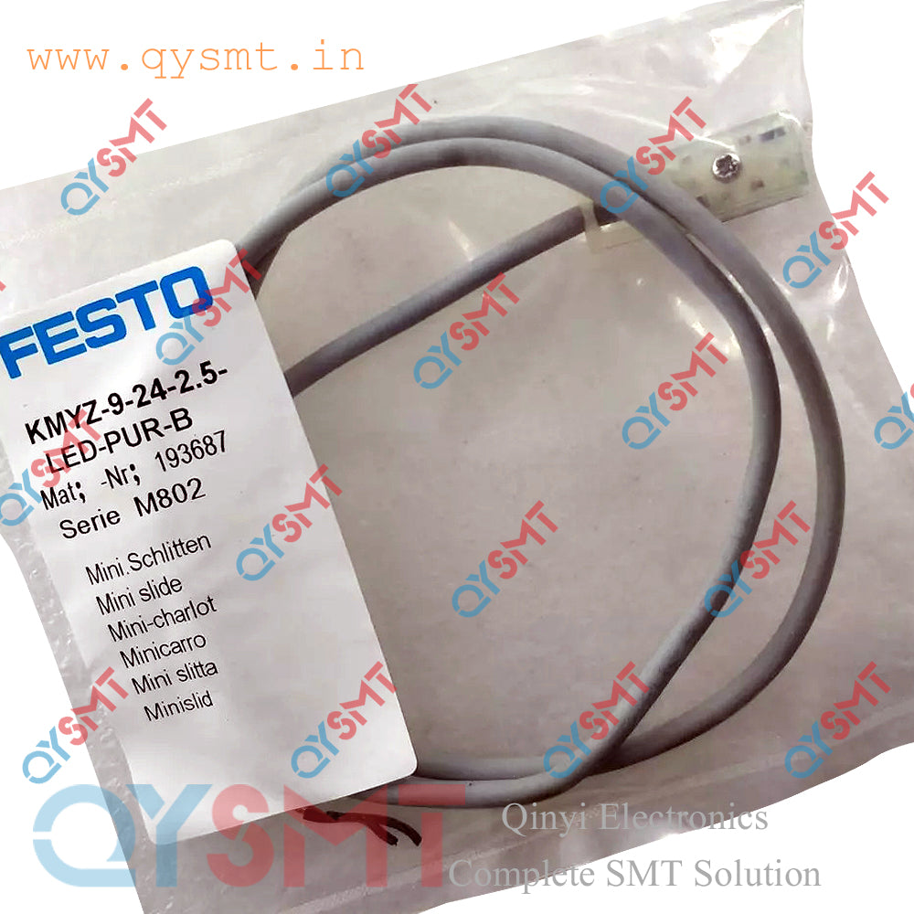 FESTO Cable KMYZ-9-24-2,5-LED-PUR-B 193687
