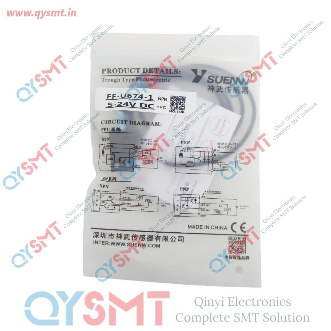 FF-U674 5mm Groove Width DC 5-24V Slot Photoelectric Sensor