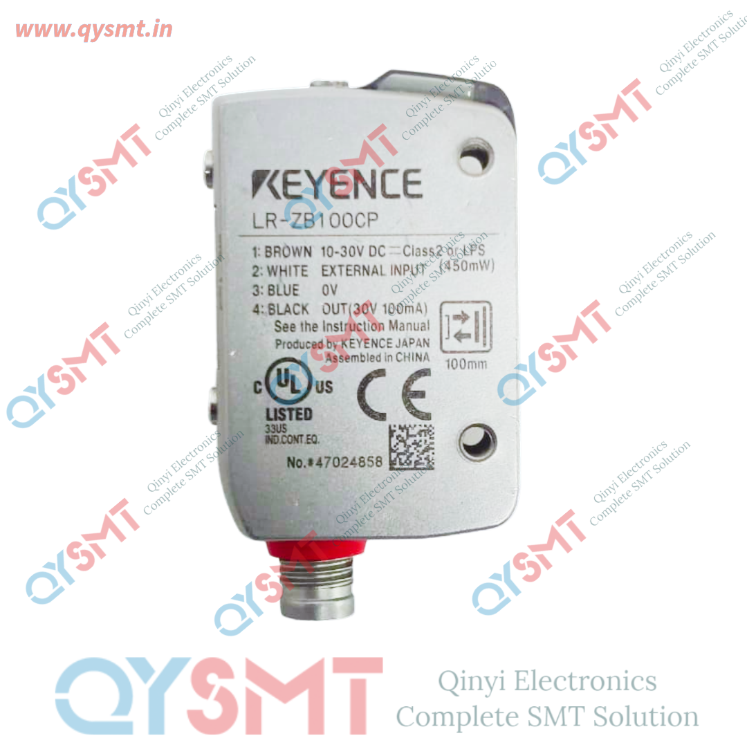 Distance KEYENCE Rectangular w/ M8 connector Type, 100 mm LR-ZB100CP, Output Type: PNP