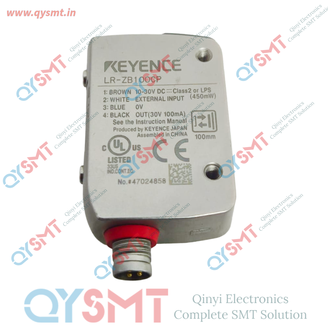 Distance KEYENCE Rectangular w/ M8 connector Type, 100 mm LR-ZB100CP, Output Type: PNP