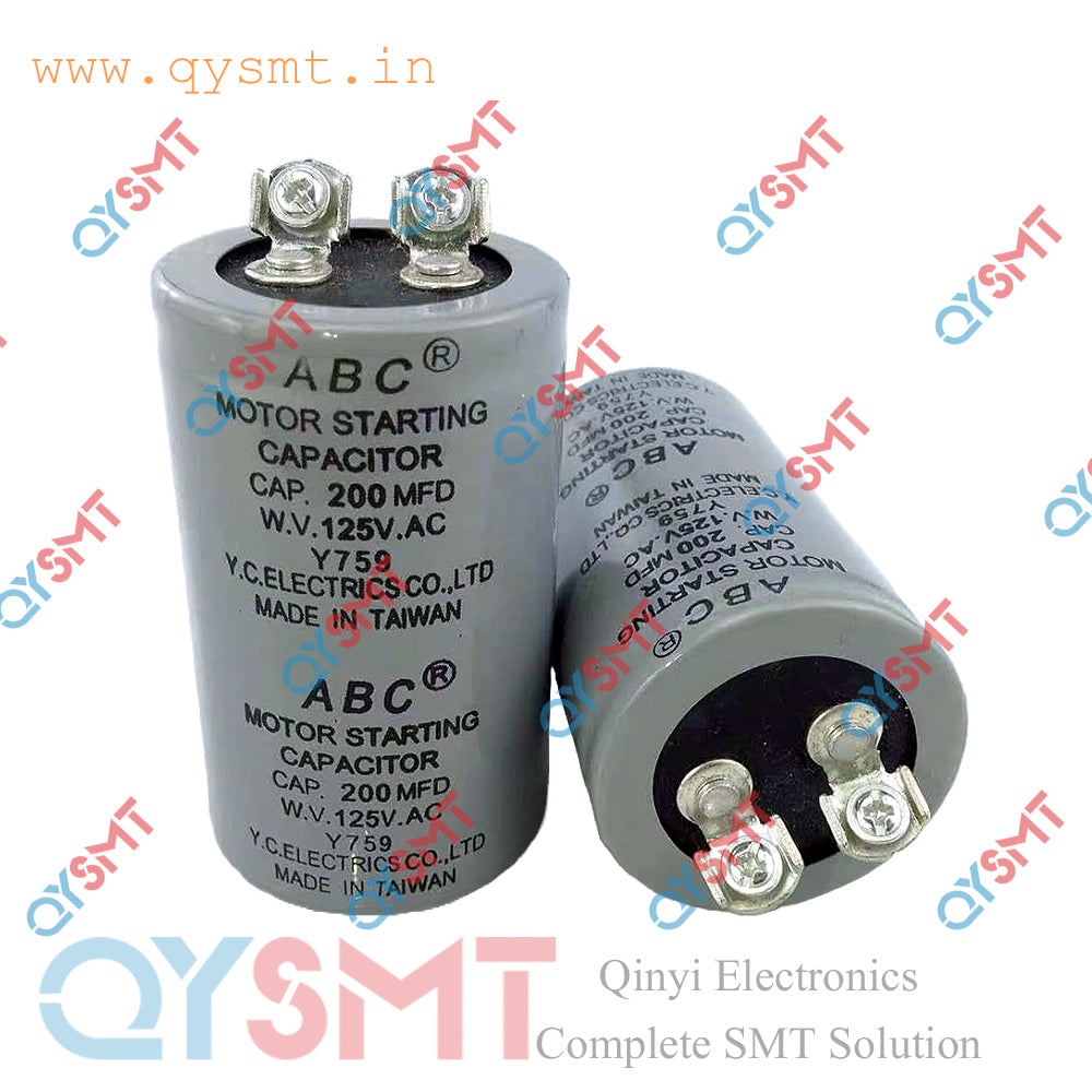 200MFD 125VAC ABC Capacitor