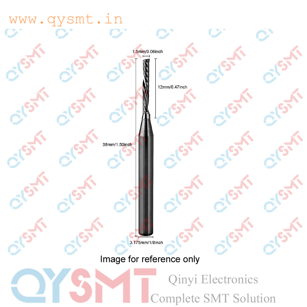 Downcut 1.5mm PCB Router Bit – QYSMT