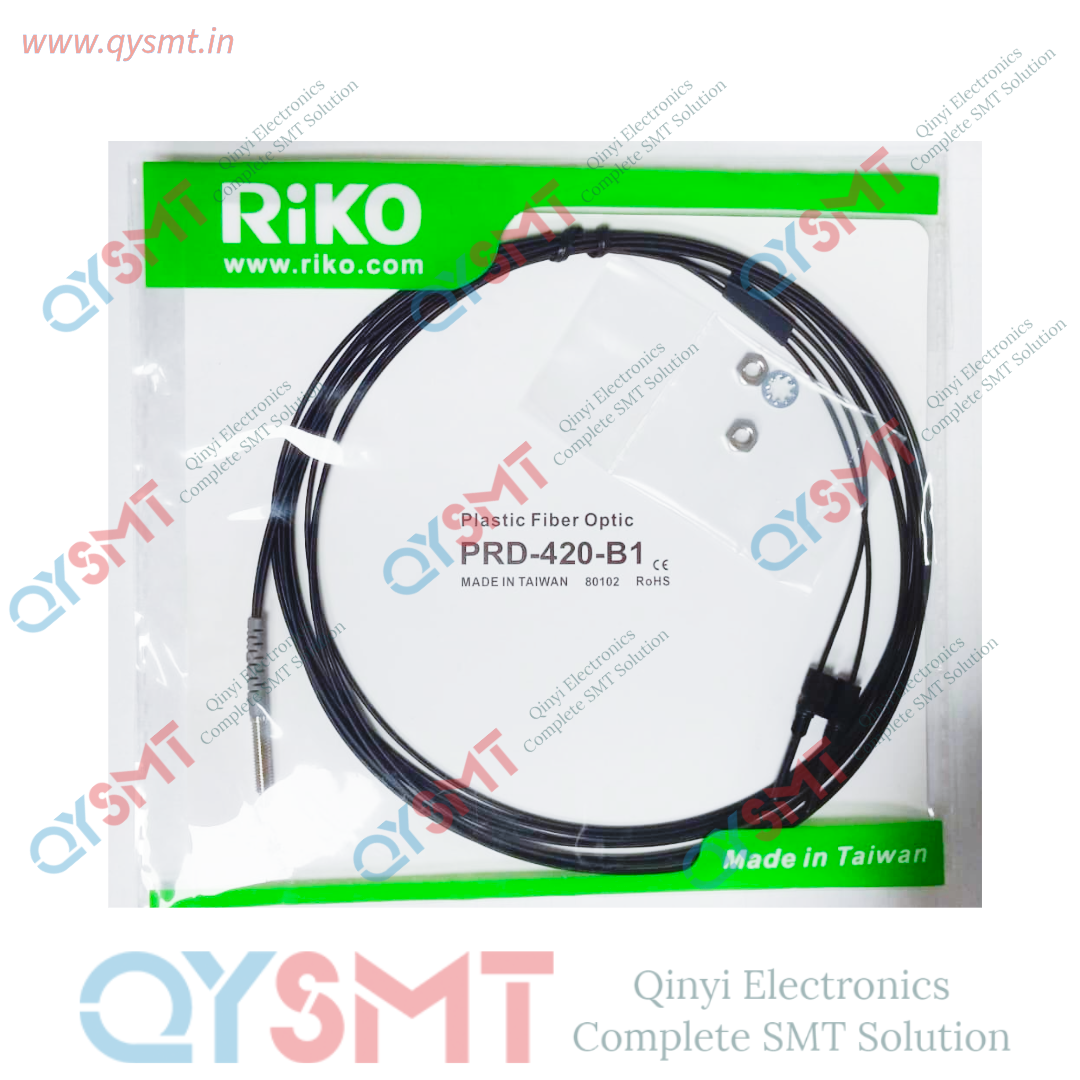 PRD-420-B1 Riko Anti-Bending Fiber Optic Sensor with Red LED Light Source (12-24V)