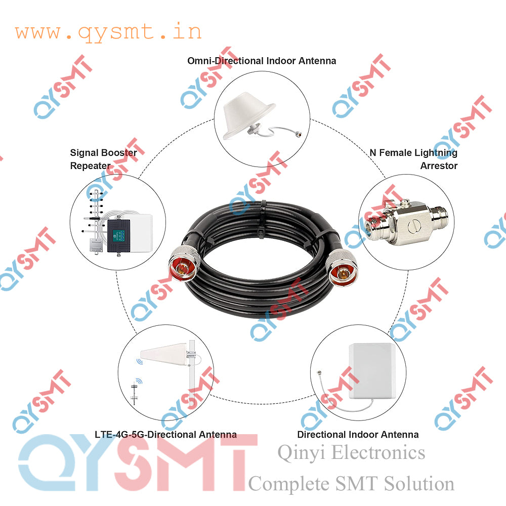 RF N to N Coaxial Cable 1.5m