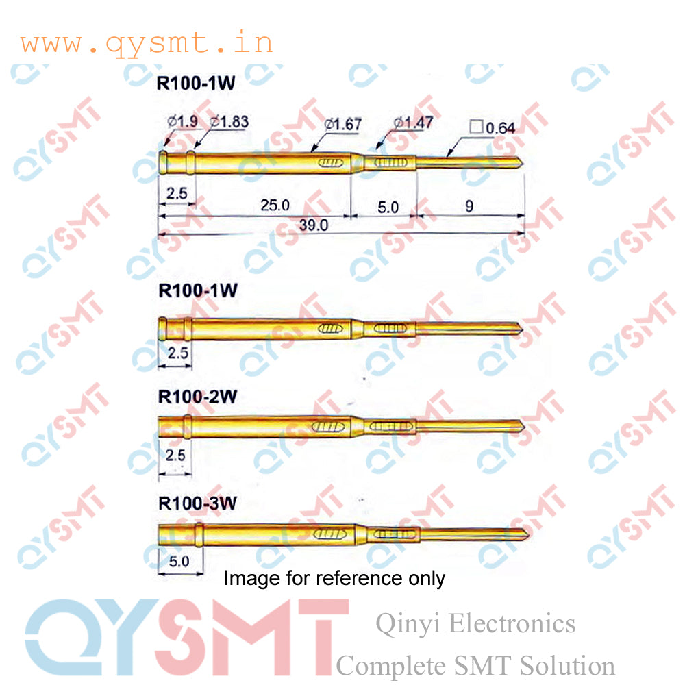 R100-2W Pogo Pin Receptacle