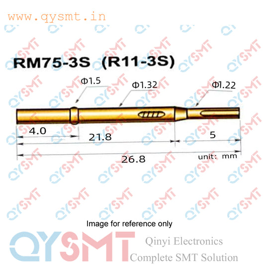 RM75-3S Receptacle Pogo Pin