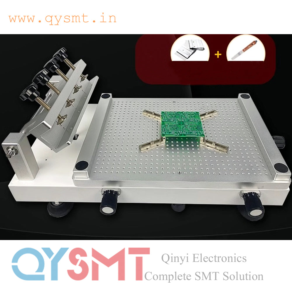 Spring Loaded Assembly Printer Semi Automatic Screen Printer With Gas Spring – QYSMT