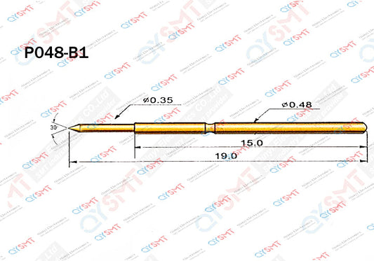 Pogo pin P048-B1 QYSMT