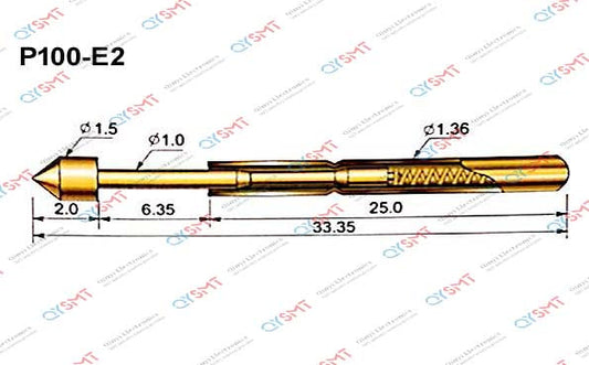 Pogo Pin P100-E2 QYSMT