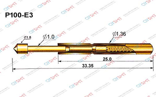 Pogo Pin P100-E3 QYSMT