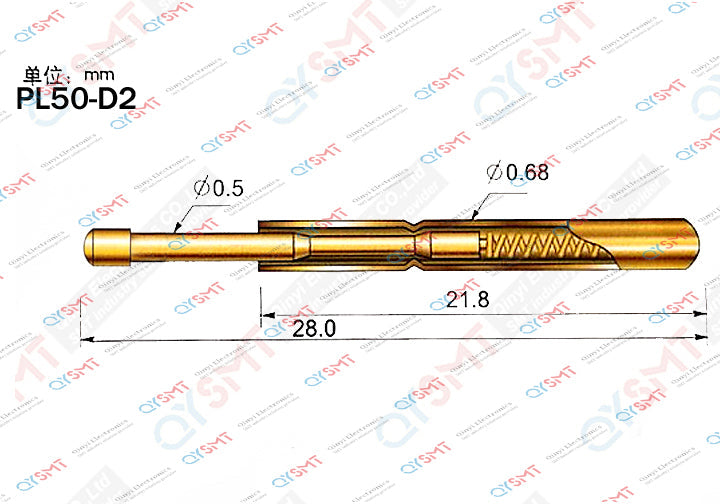 Pogo Pin PL50-D2 QYSMT