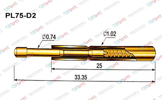 Pogo Pin PL75-D2 QYSMT