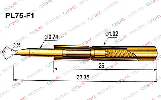 Pogo Pin PL75-F1 QYSMT