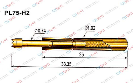 Pogo Pin PL75-H2 QYSMT