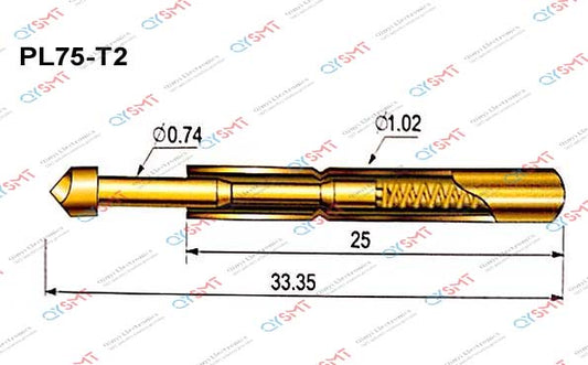 Pogo Pin PL75-T2 QYSMT