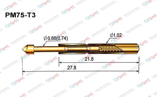 Pogo Pin PM75-T3 QYSMT