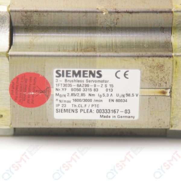 SIEMENS Siplace HS-60 X Axis motor 00333167S03 QYSMT