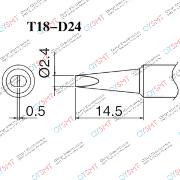 Soldering Iron Bit T18-D24 QYSMT